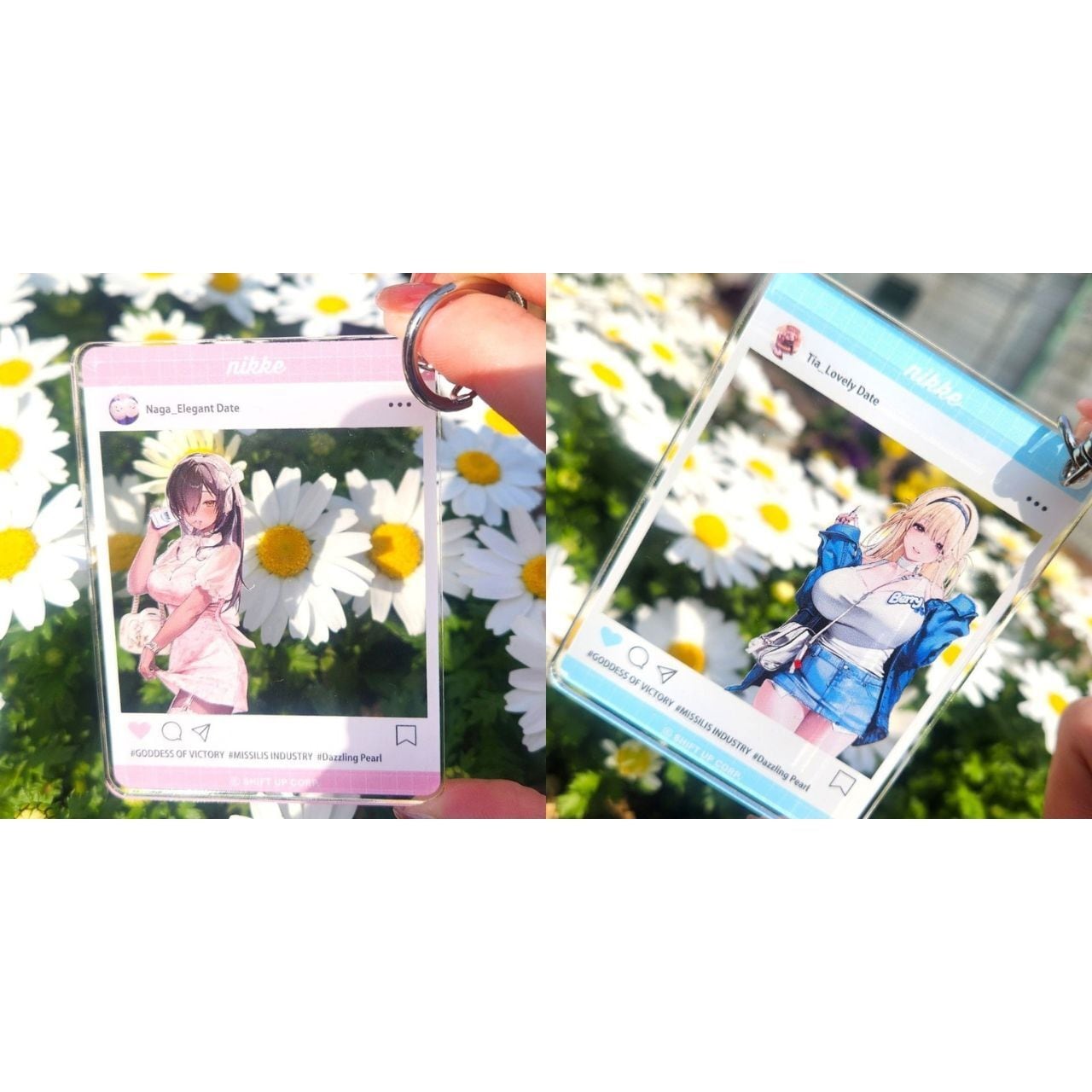 ストア限定】NIKKE SNS風アクリルキーホルダー ナガ：エレガンスデート