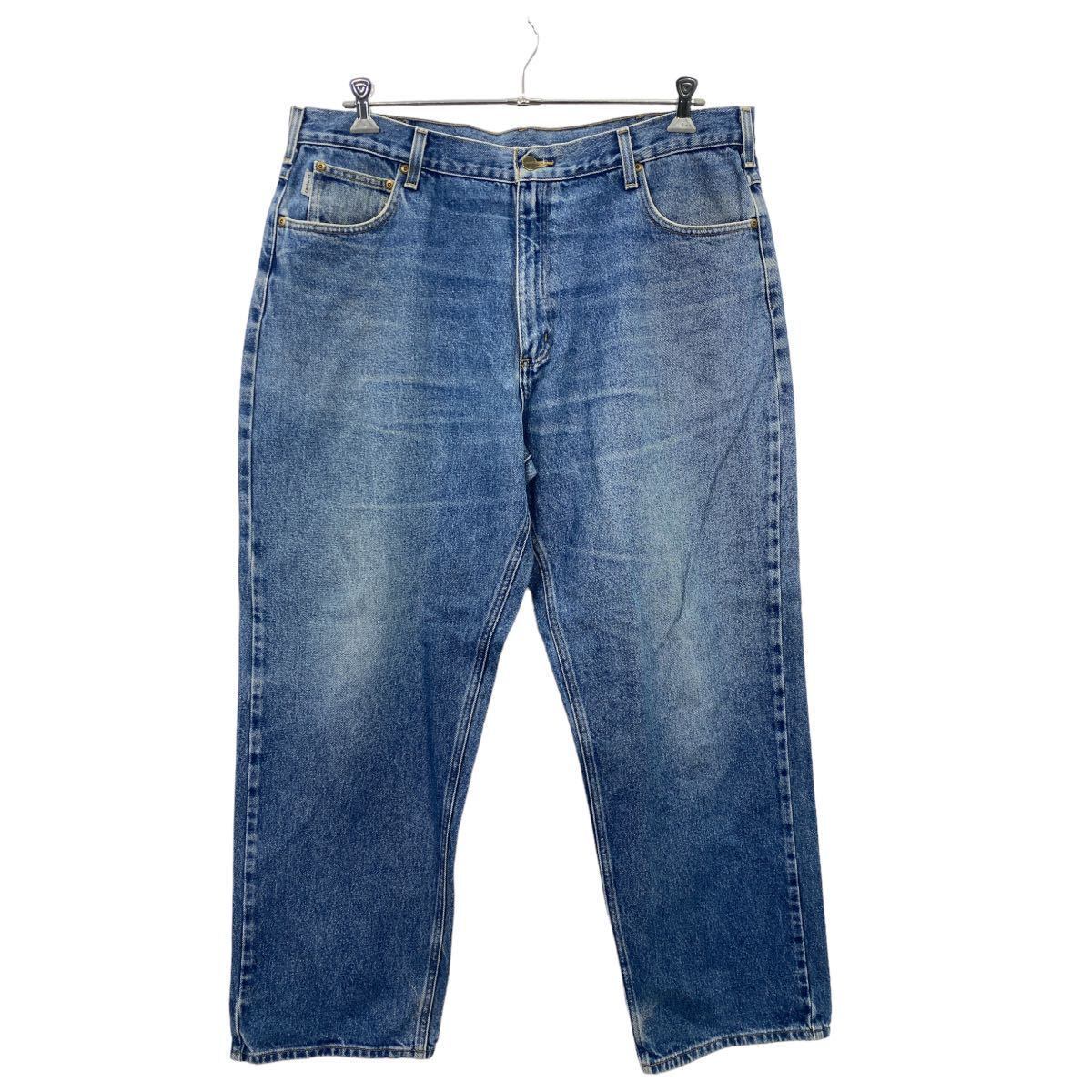 Carhartt ワークパンツ デニムブルー