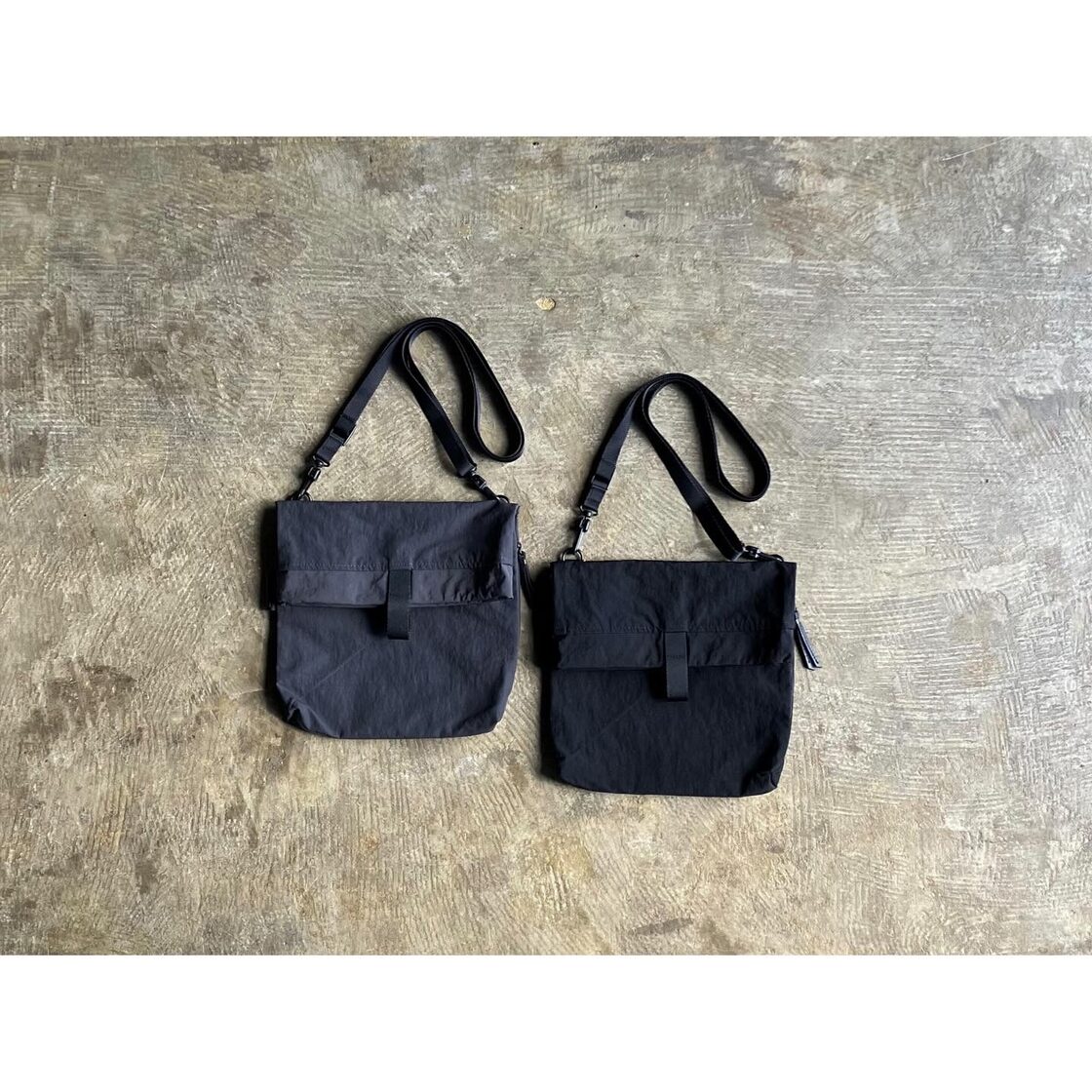 SLOW(スロウ) Span Nylon Draw String Shoulder Bag S | PAY ID