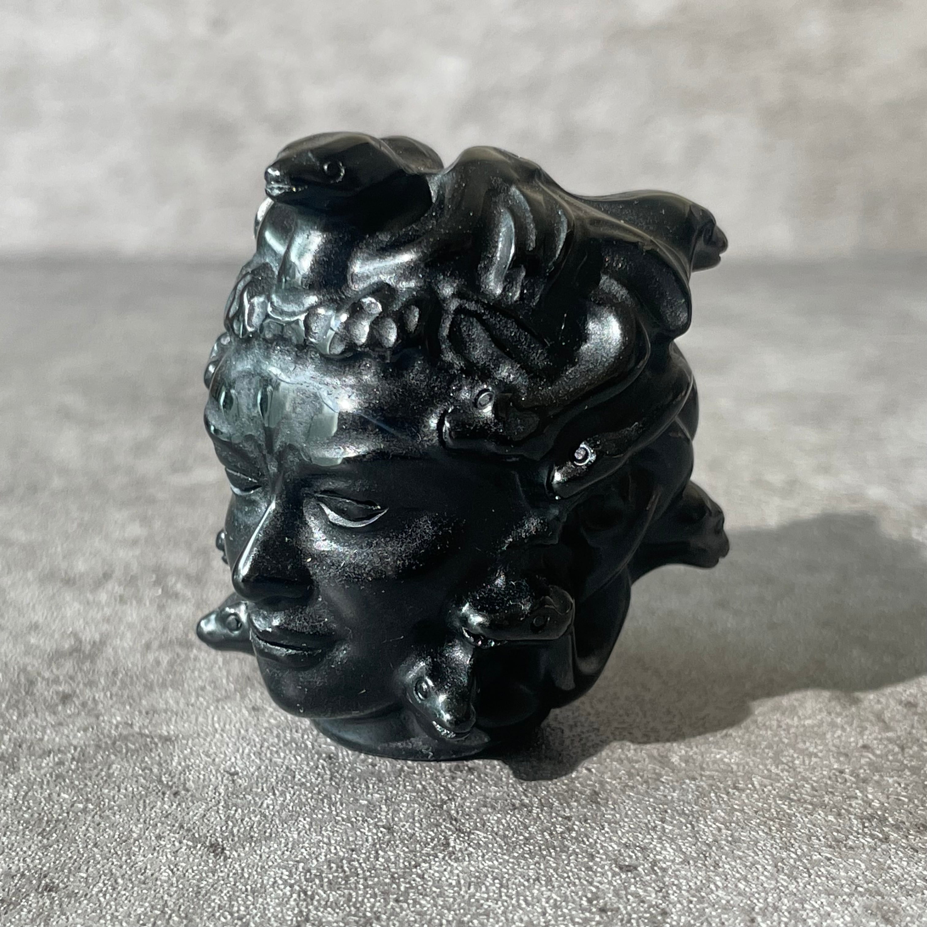 Black Obsidian ブラックオブシディアン|Medusa メデューサ|天然石