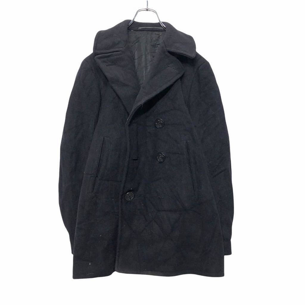 50s USNAVY カデットコート サイズ36 ミリタリー 米軍 ウールコート 紺