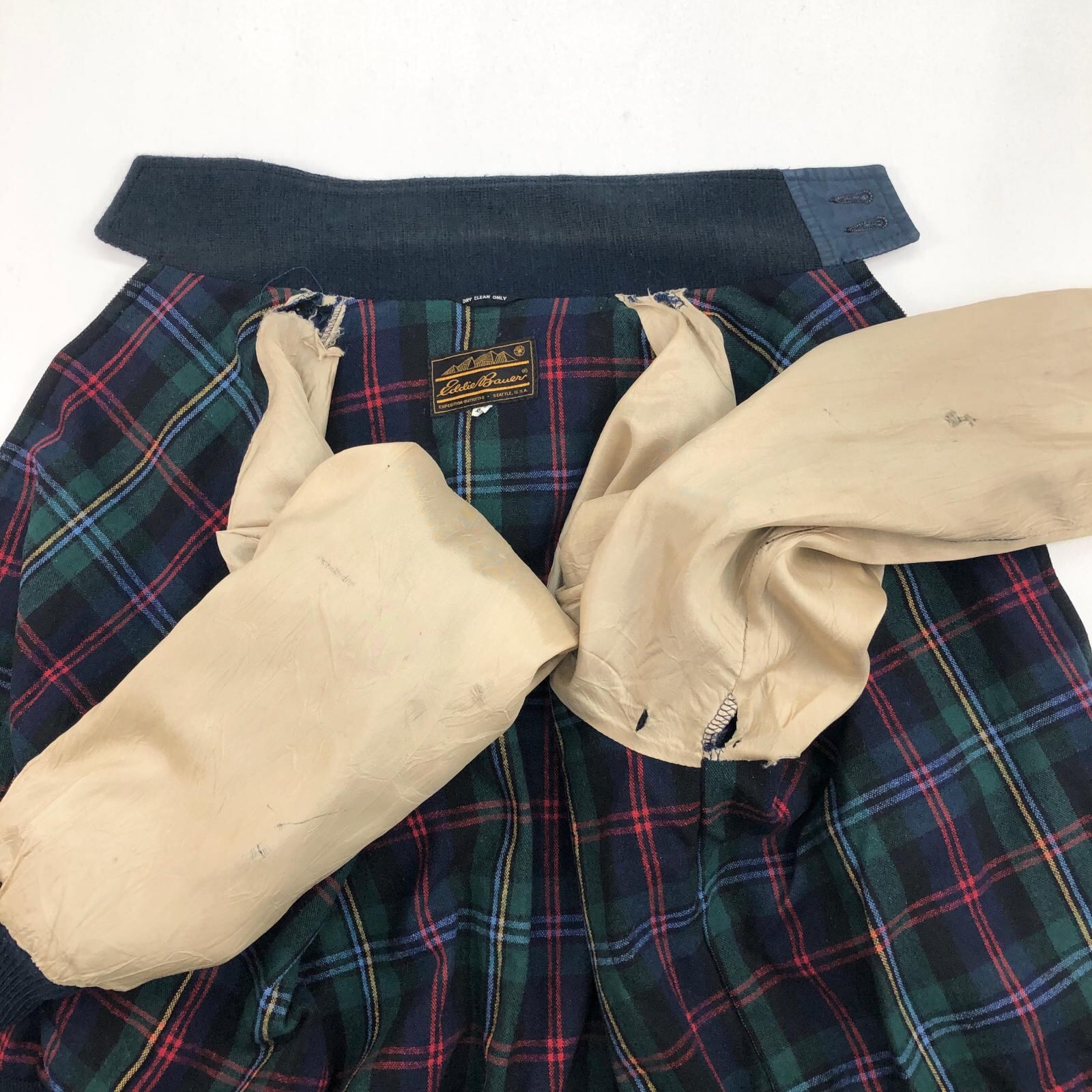 た*ぎ様 80s Eddie Bauer エディバ　スイングトップ　ターコイズ USA製 80年代 Eddie Bauer エディーバウアー ナイロンジャケット