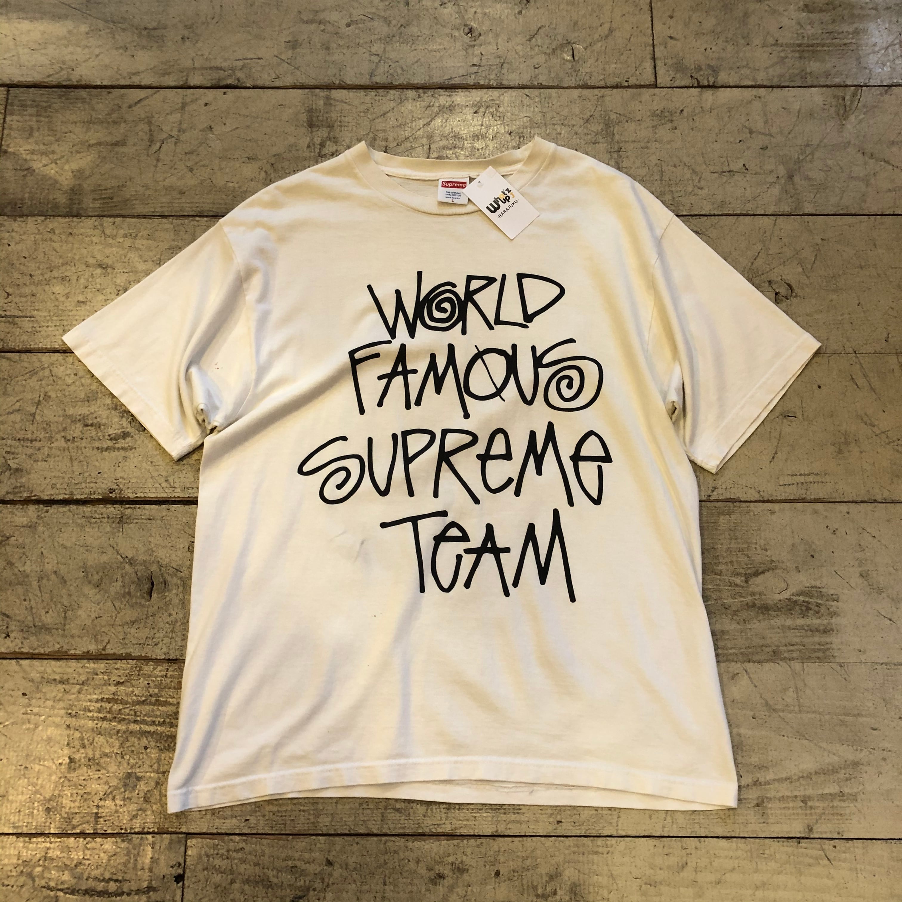 名作 supreme world famous supreme teamTシャツ