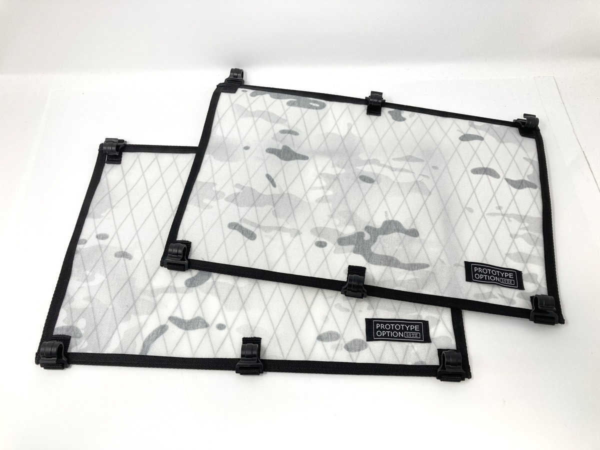 PROTOTYPE OPTIIN MCRサポートシートセット ブラックカモ モートーン 