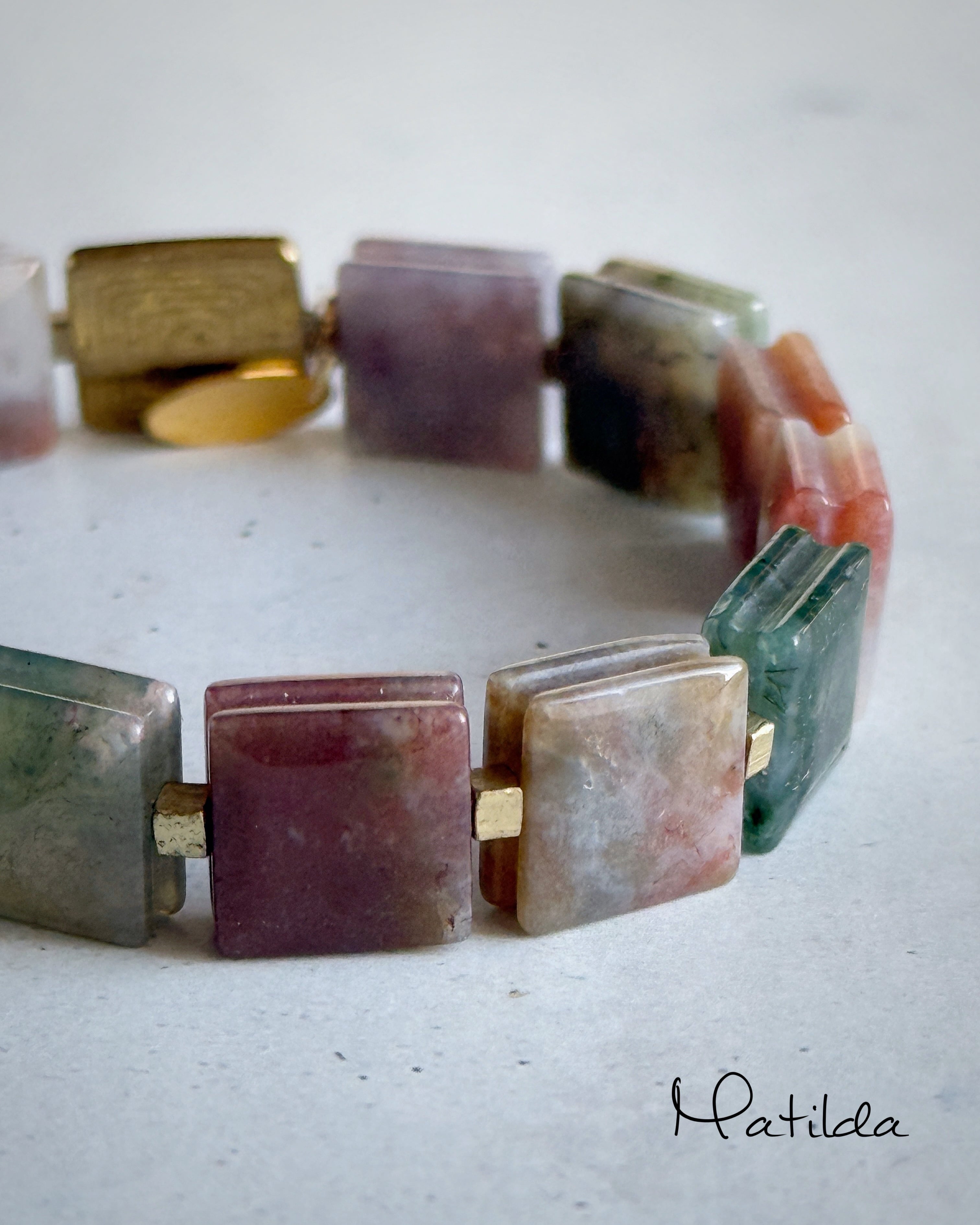 tumble bracelet(インディアンアゲート)