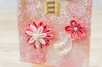 №7644-28　小　桜の詩　つまみ細工花付き　星のしづく房付き　うす金刺繍 thumbnail 4