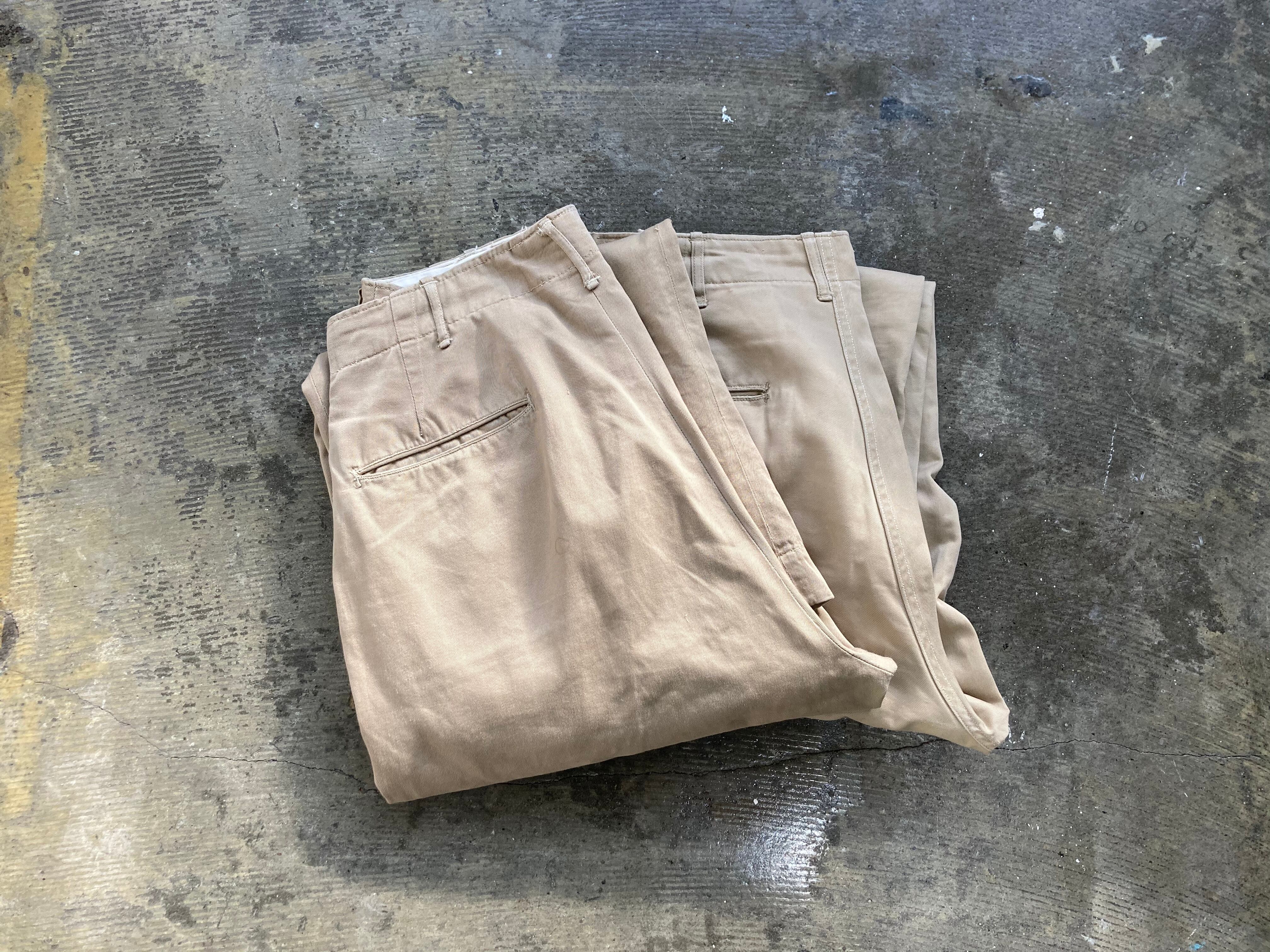 40s US.ARMY chino trousers 1940年代 アメリカ軍 チノトラウザーズ