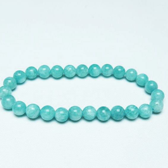 アマゾナイト ブレスレット 7mm 一点物 メール便可 [M便 1/10] 111-47678