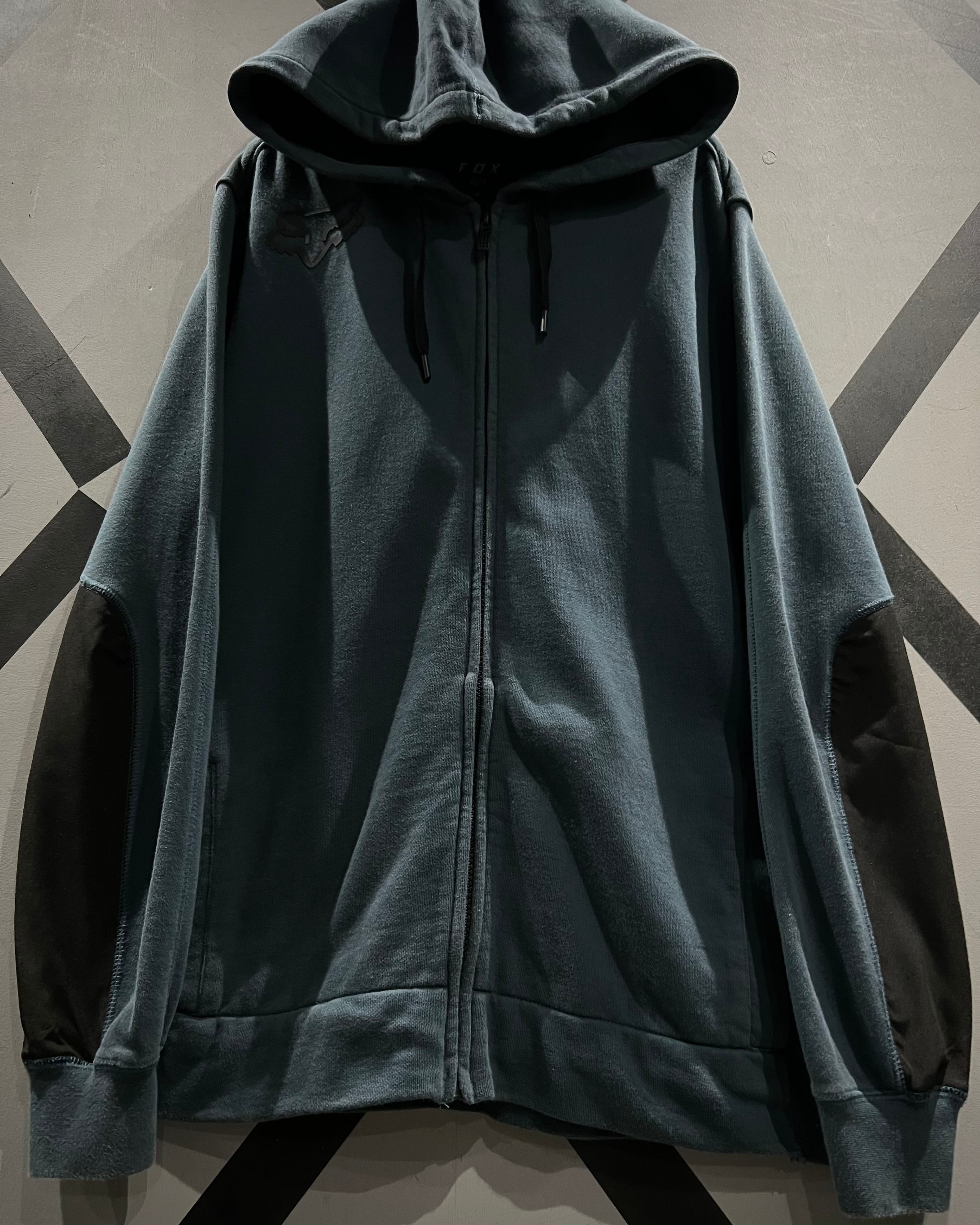 X VINTAGE】“FOX RACING” Logo Patch Zip Up Hoodie | Caka(カカ