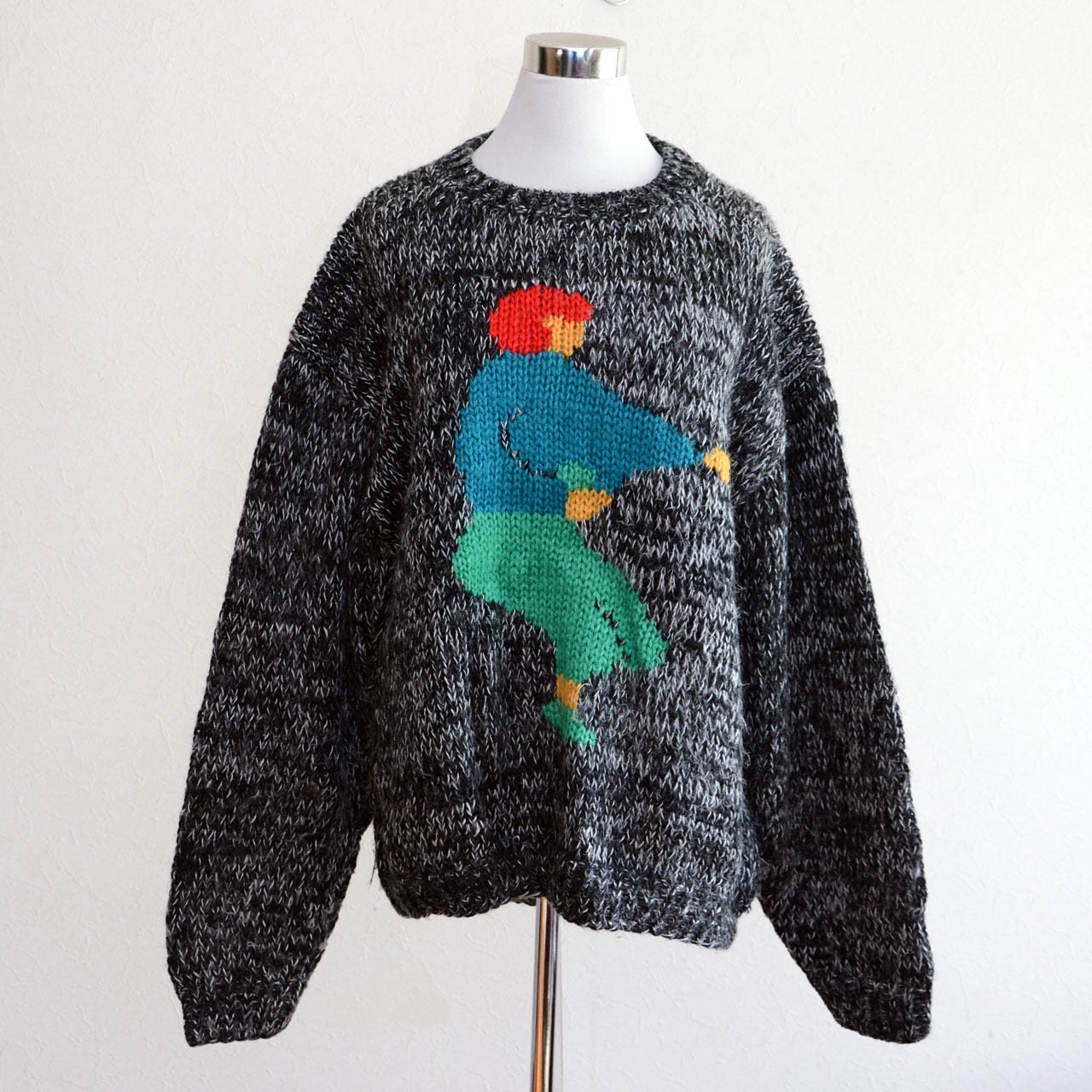 超希少　90年代　ヴィンテージ　ヨウジヤマモト　ヘビーゲージ　ニット BUBSTAG ジャパンヴィンテージ アクリル ニット セーター 80〜90年代