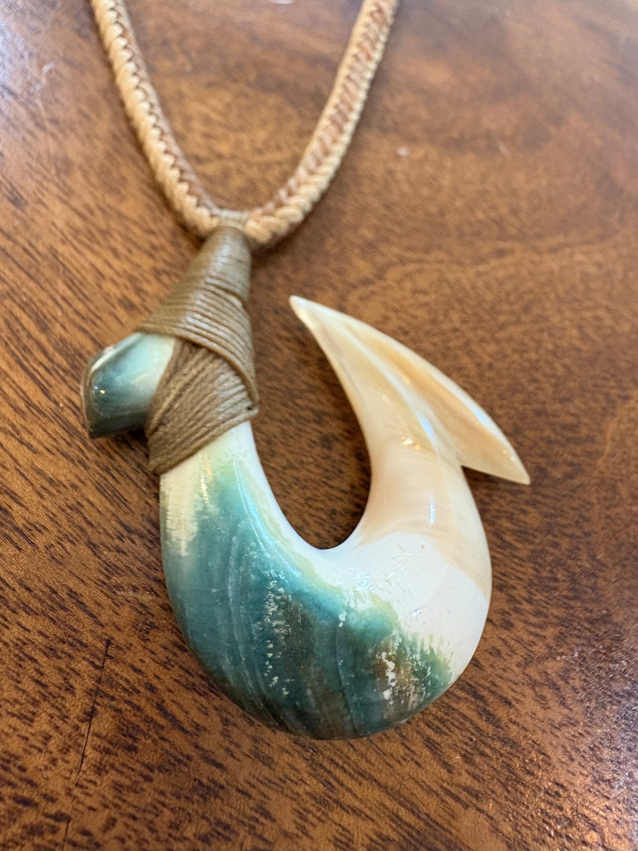 夜光貝フィッシュフック　(8本編み)