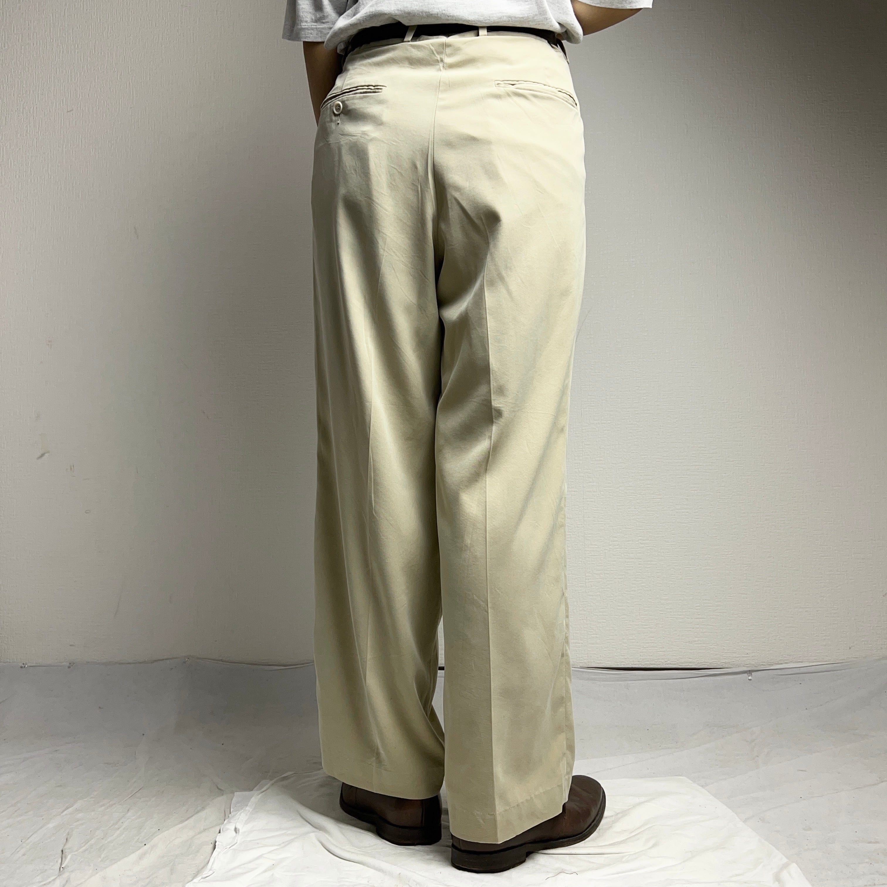 Bobby Jones COLLECTION 2Tuck Slacks 2タック スラックス ベージュ