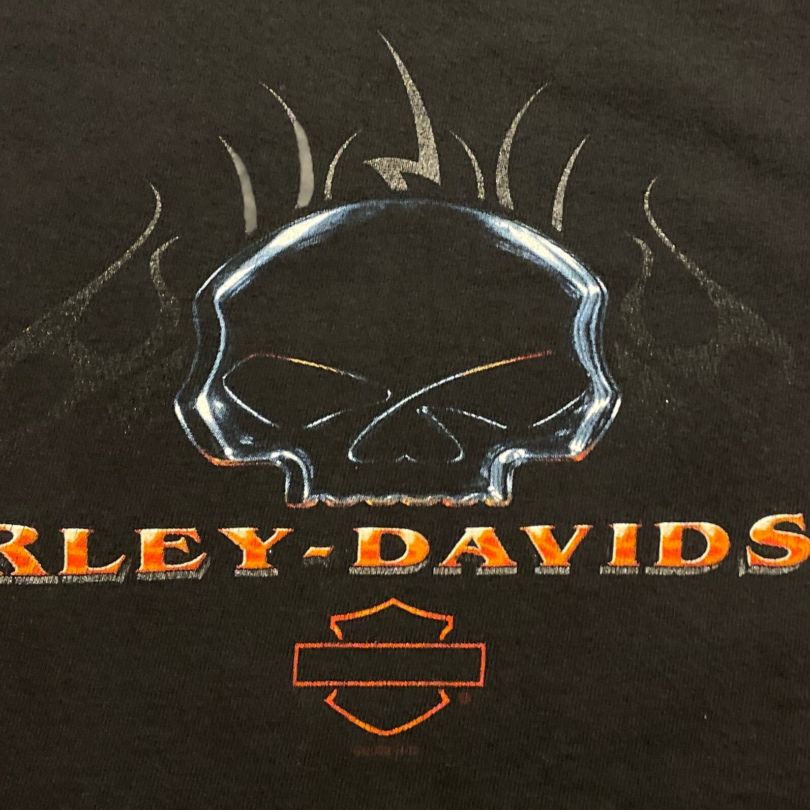 黒炎×黒ｽｶﾙ】00's Harley-Davidson Tee 