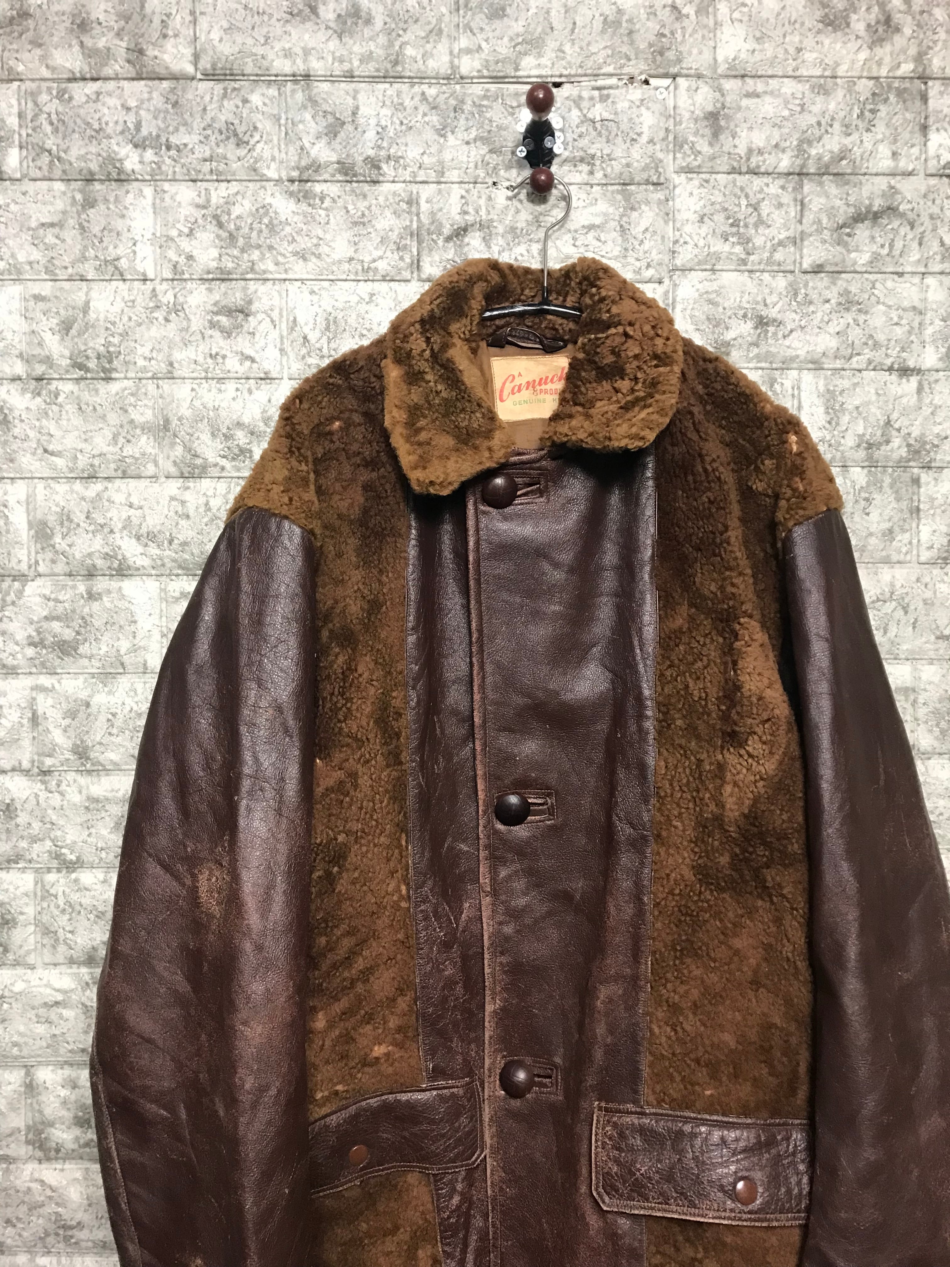 special 尽き 40s 熊ジャン grizzly jacket 