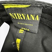 【NIRVANA】ニルヴァーナ オフィシャル SMILE LOGO 6パネルキャップ