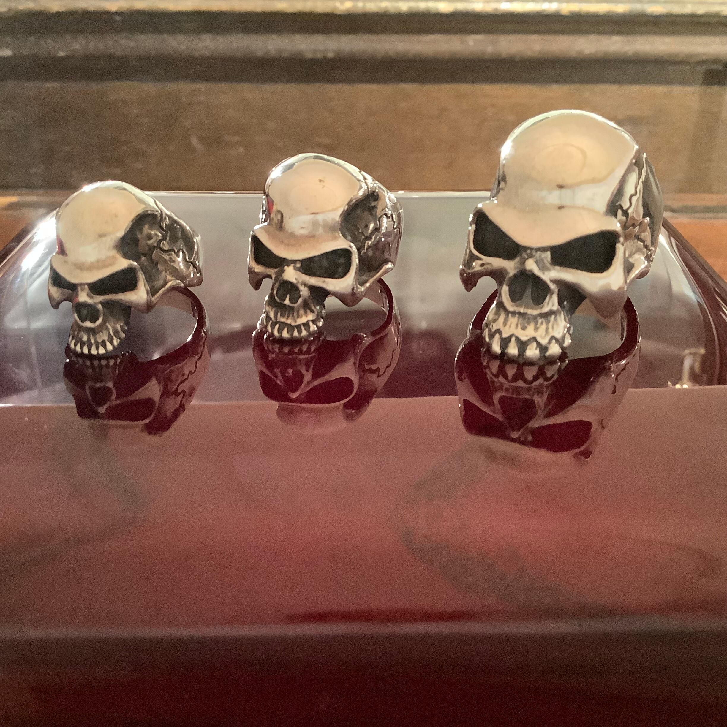 haraKIRI ハラキリ CZ髑髏リング 小 SilverJewelry haraKIRI ハラキリ CZ髑髏リング 小 SilverJewelry