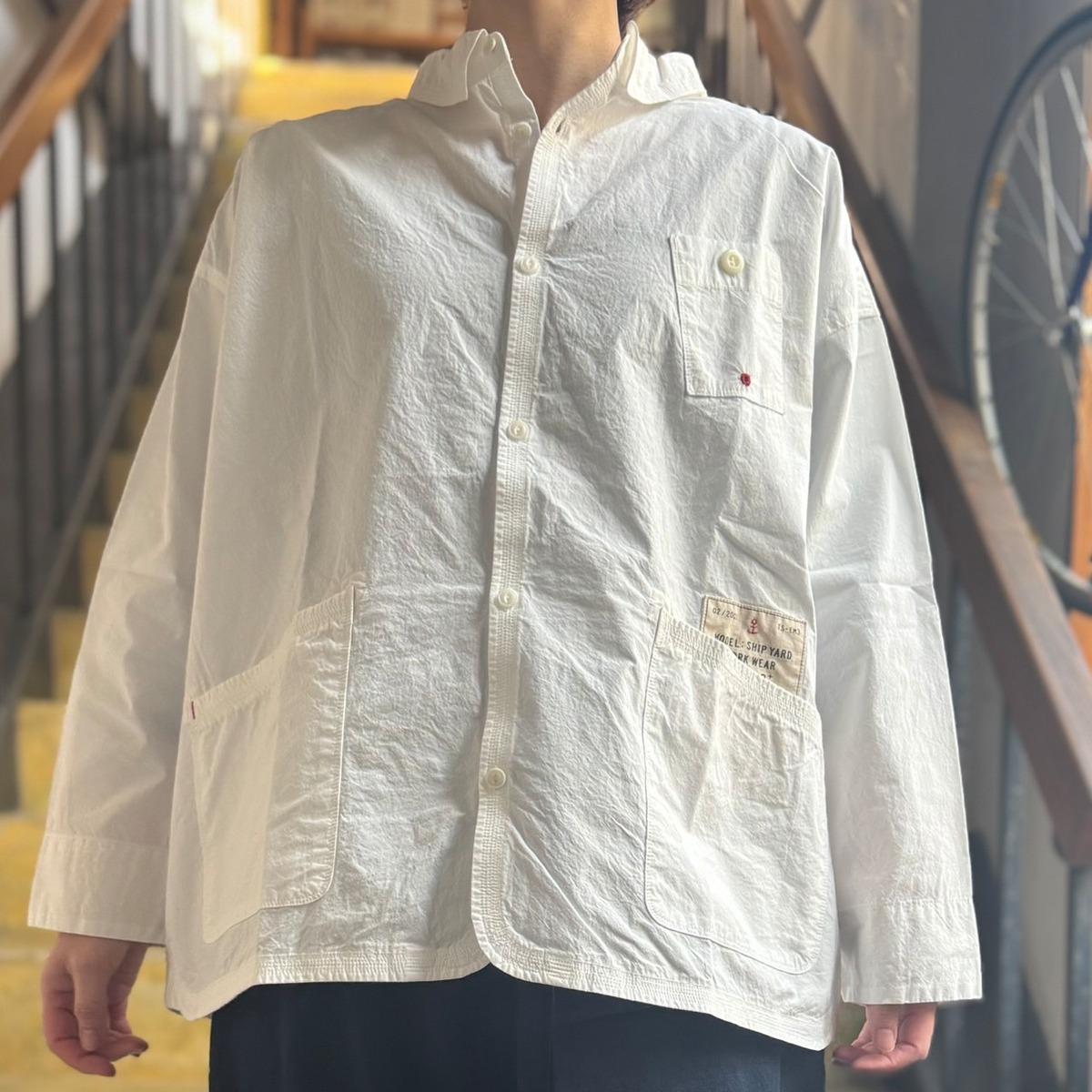 快晴堂 - HAYATE ・CCBY AFTER HOURS WEAR ／羽織デッキシャツ 
