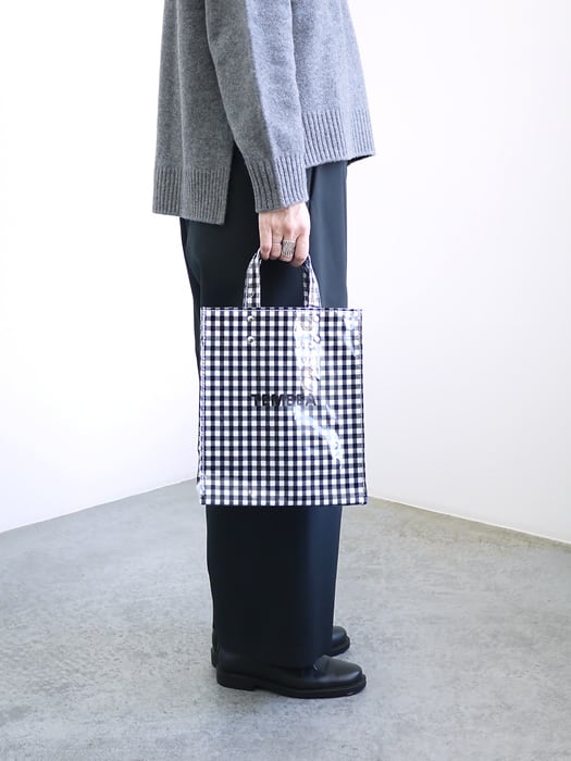 TEMBEA（テンベア） PAPER TOTE SMALL [TMB-2286H] GINGHAM GREEN | tile