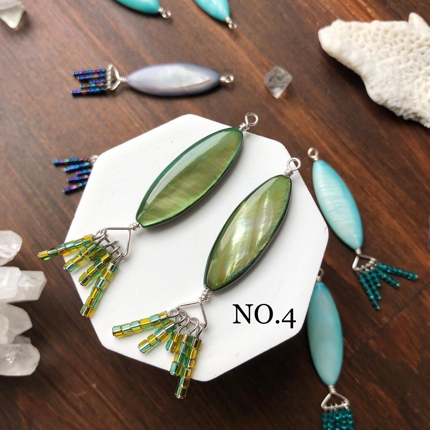 ◇お魚◇カラーシェル＊ピアス | yvous