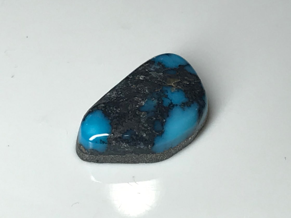Hi-Grade Turquoise mountain 黄色かっ カボション ルース