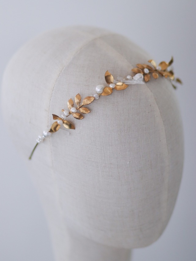 gold × pearl Ⅰ headband