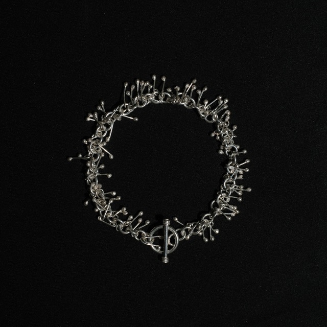 Mexican Jewelry/Silver925 ナローDNAブレスレット/軽研磨仕上げ