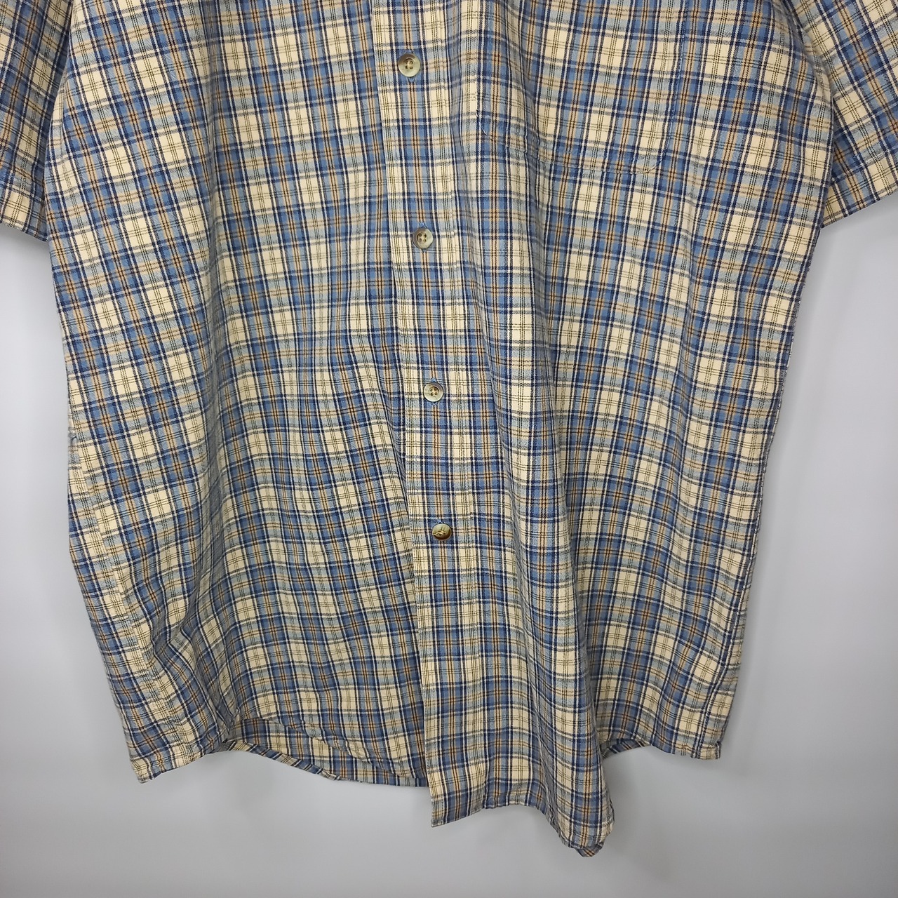 90s　エルエルビーン　BDシャツ　半袖　チェック