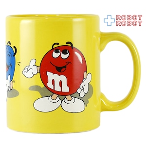 M&M's 1996 イエロー マグカップ エムアンドエムズ ※難有り