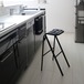 《スチール＆アルミ製のスツール（HIGH）》BENT HIGH STOOL | DUENDE