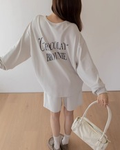 Lettering relax sweat Setup L0163