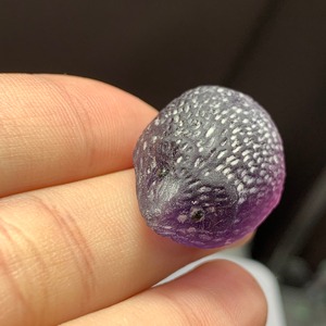 97綺麗なパープルメイン✩.*˚フローライトハリネズミさん