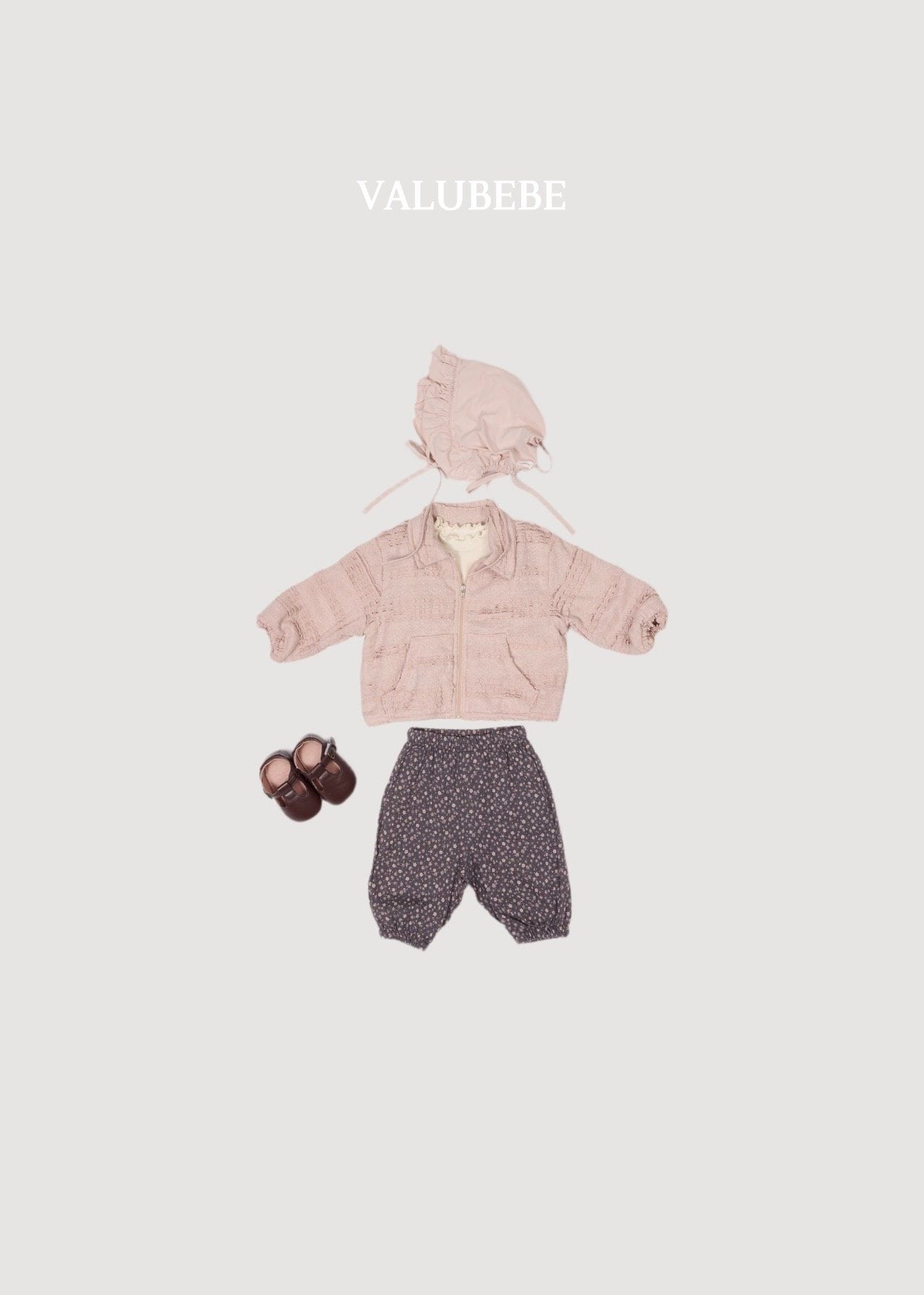 送料無料【予約】/ autumnエンボパンツ（フラワー） /valubebe