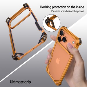 ◆iPhone17 Pro/Pro Max/Air◆ Aluminum Alloy Minimal Bumper Case / アルミニウム アロイ ミニマル バンパー スマホケース