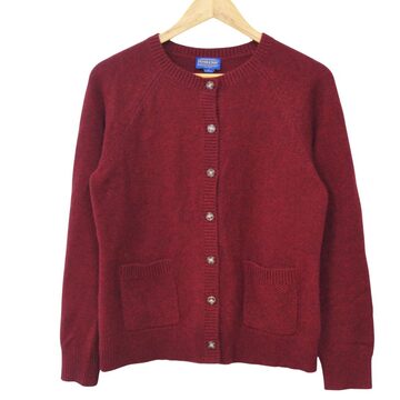 糸巻きタグ】IZOD LACOSTE カーディガン ボルドー 70s | PAY ID