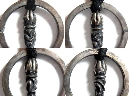 CHROME HEARTS クロムハーツ レザー ペンダント ネックレス 革紐 CHROME HEARTS クロムハーツ レザー ペンダント ネックレス 革紐
