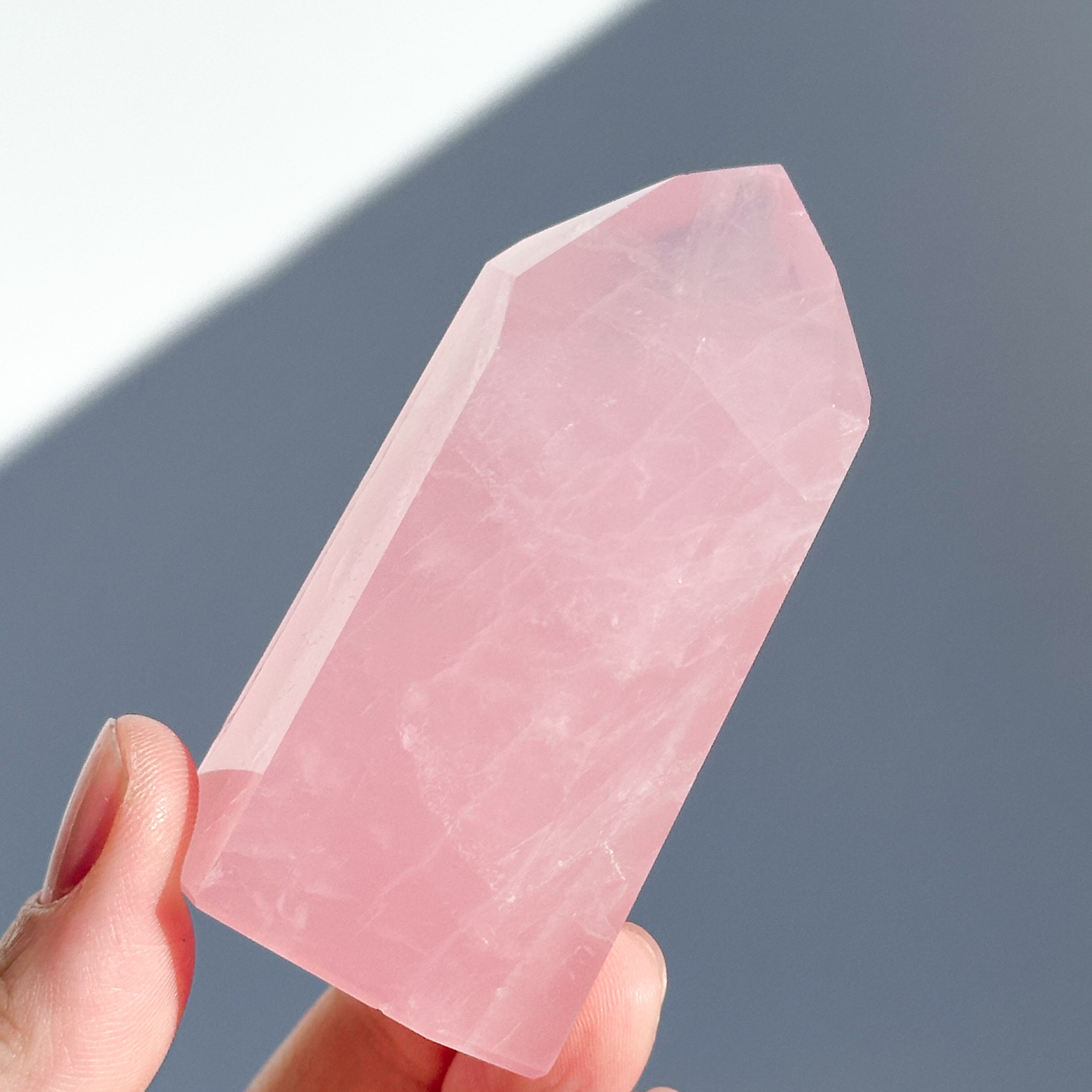 高品質】バイーア産ローズクォーツ タワー93◇ Rose Quartz ◇天然石