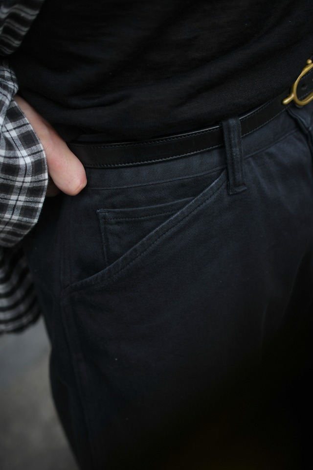 BAUTH / SATIN FLISCO PANTS (CHARCOAL)
