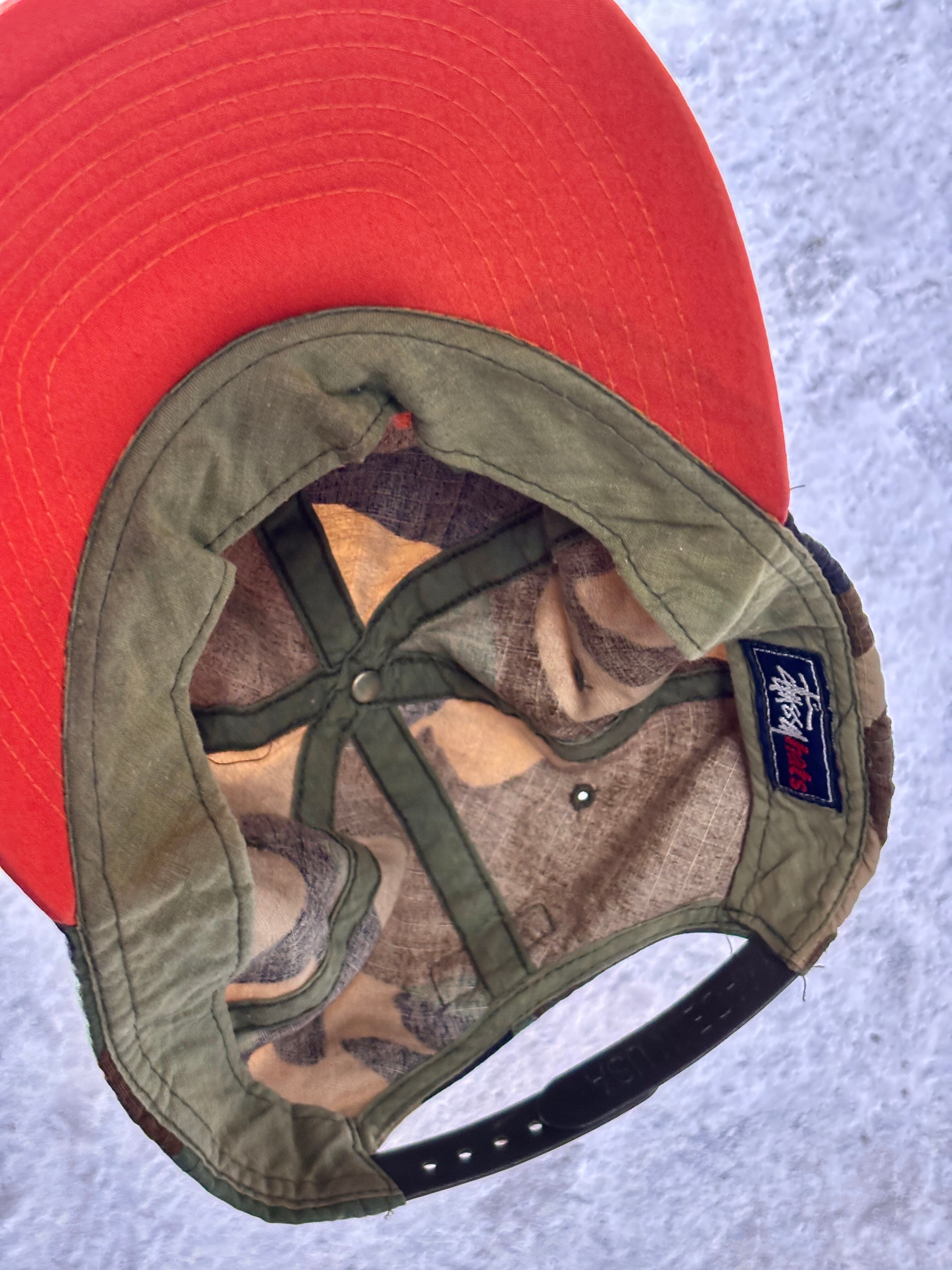 90s OLD STUSSY/STUSSY OUTDOOR/Camouflage Snapback Cap/USA製/紺タグ