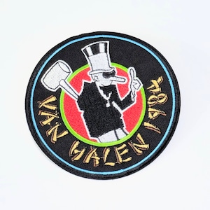 送料無料! ★刺繍アイロンワッペン★【 Van Halen ( ヴァン・ヘイレン ) 】 〚アメリカン雑貨 アメトイ〛