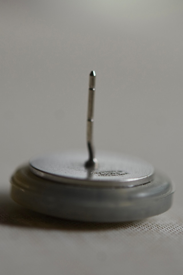 IORI/"CHANEL" pierce/Rubber round button
