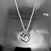 RHYTHMIC HORSESHOE LARGE NECKLACE #1 with GODSIZE® I.D. TAG / リズミックホースシューラージ#1ネックレス ゴッドサイズ® I.D.タグ
