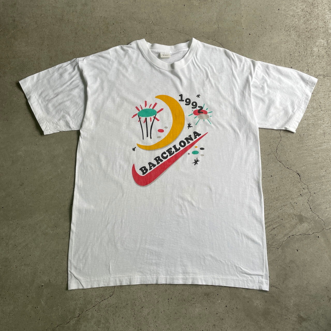 90年代 BARCELONA 1992 バルセロナオリンピック アート 染み込み 