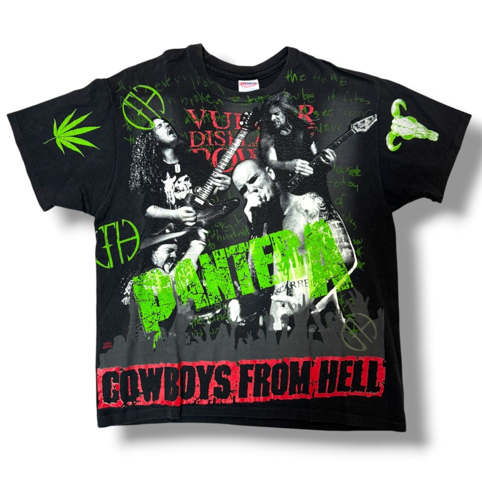 90s PANTERA COWBOYS FROM HELL オールオーバープリント Tシャツ XL