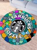✨大人気✨スタバ・ラウンドカーペット✨ステンドグラス