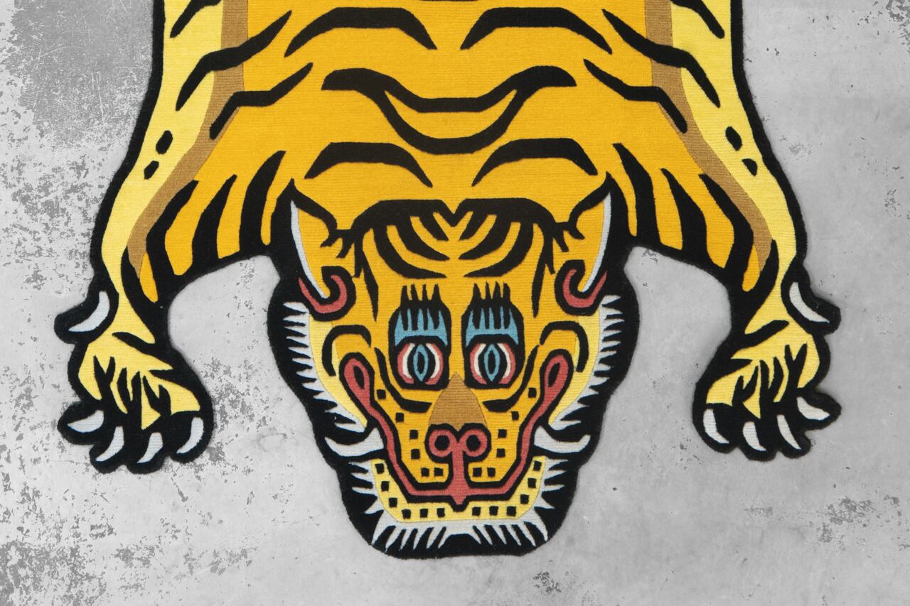 チベタンタイガーラグ Tibetan Tiger Rug 《Lサイズ•ウール・オリジナル3・シグネチャー