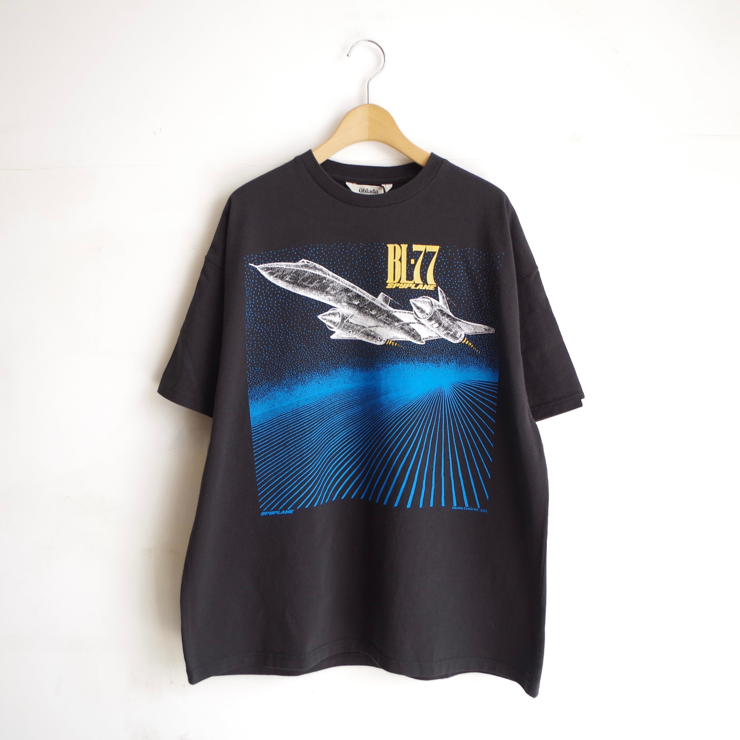 Oblada SPACE TEE BLACK | 1F Store