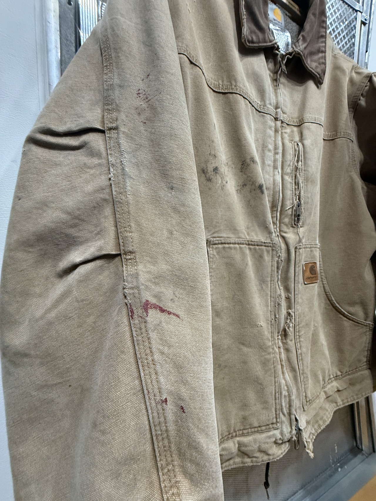 00s carhartt  Sandstone Ridge Coat /メキシコ製（米国の部品を使用）・画像11