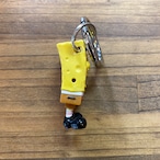 SpongeBob smirking figure keychain
