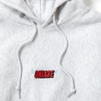 ONIASE RED LOGO EMBROIDERY SWEAT PULLOVER HOODIE  - 12.0oz HEAVY WEIGHT