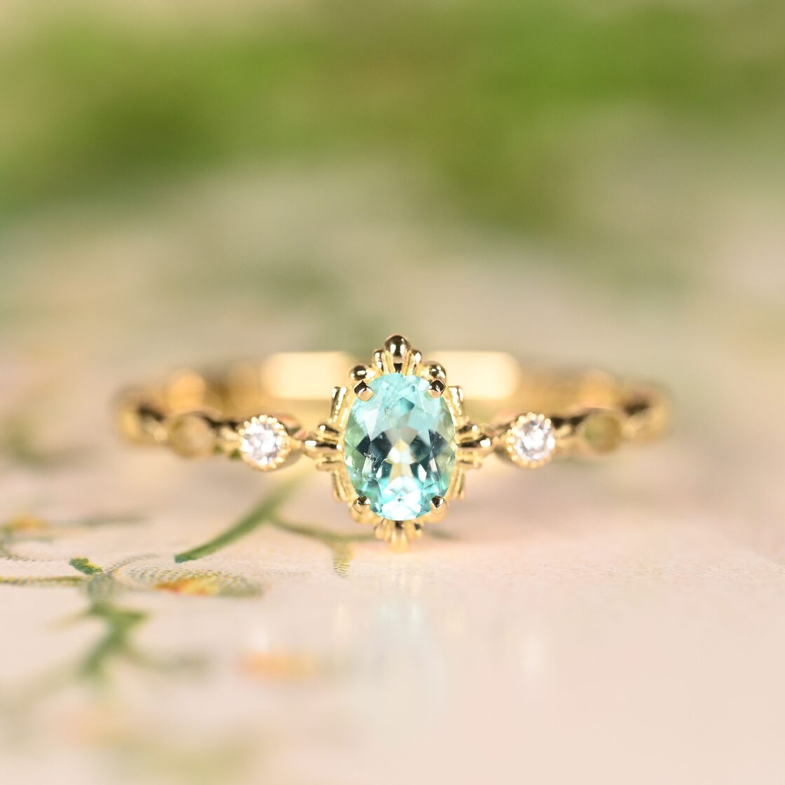 パライバトルマリン K18YG リング 10.5号（GH1129） | Pay ID 